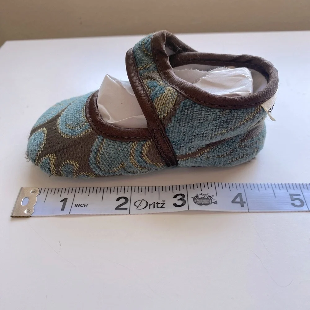 BABY BELLA MAYA infant soft fabric shoes, 6-12 months